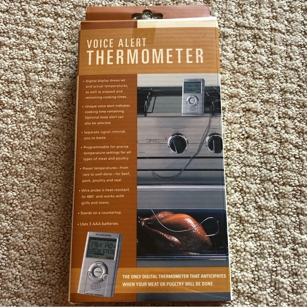 Williams Sonoma Voice Alert Thermometer